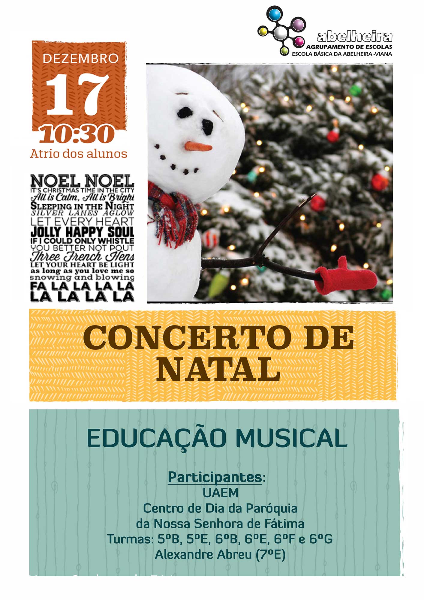 Cartaz Concerto de Natal W